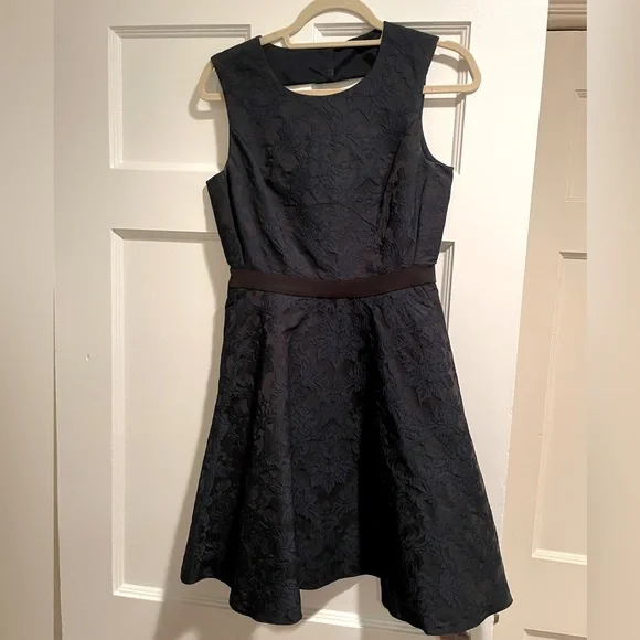 Reiss | Dresses | Reiss Navy Jacquard Dress With Pockets | Poshmark Reiss | Dresses | Reiss Navy Jacquard Dress With Pockets | Poshmark